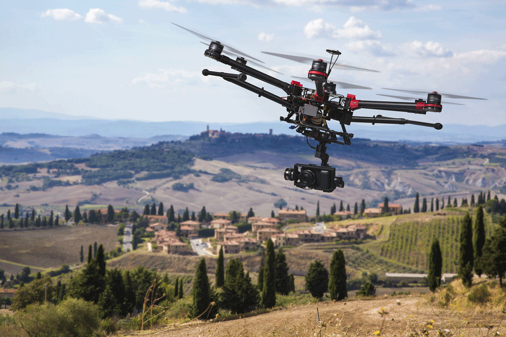 drone para turismo e hotelaria